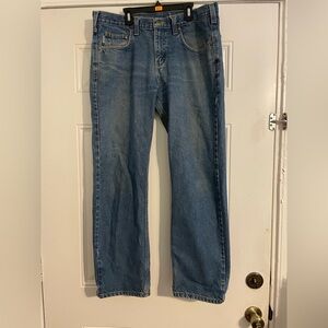 Carhartt Blue Relaxed Fit Jeans 35x30